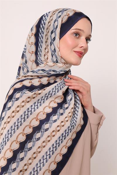 Silk Elite Şal | Yağmur Laciverti