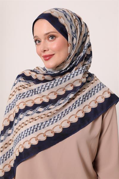 Silk Elite Şal | Yağmur Laciverti