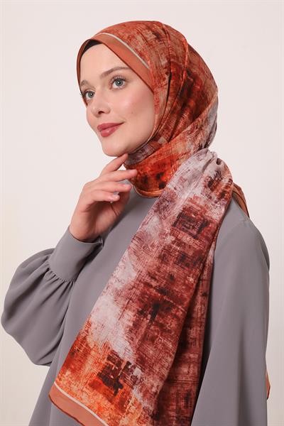 Silk Elite Şal | Yanık Turuncu