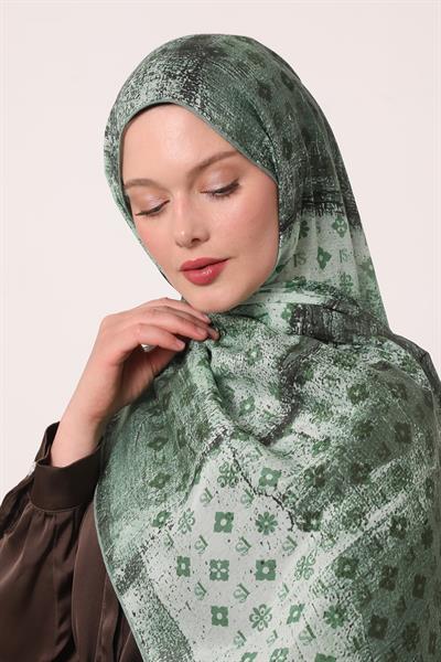 Silk Elite Şal | Yeşilin Sessizliği