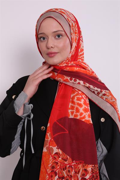 Silk Elite Şal | Zarif Vizon