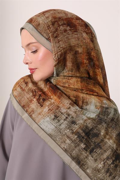 Silk Elite Şal | Zarif Vizon