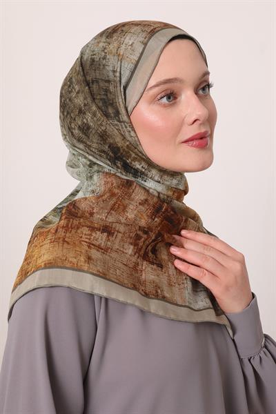 Silk Elite Şal | Zarif Vizon