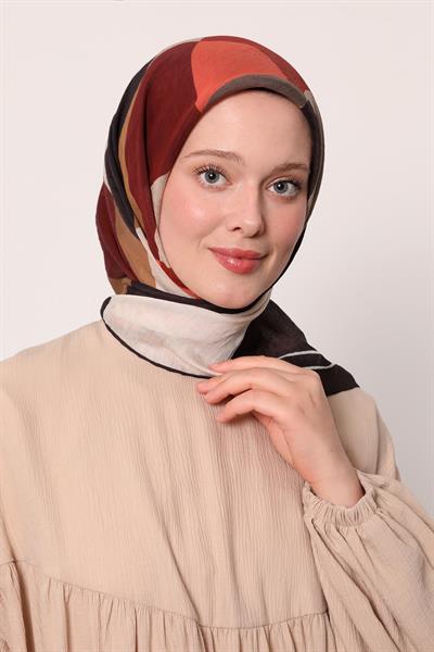 Summer Eşarp | Koyu Kahverengi