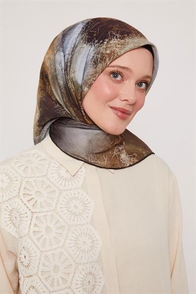 Summer Eşarp | Kurşuni Siyahı