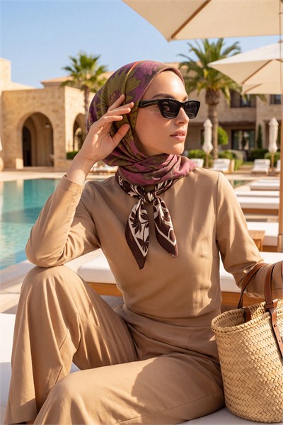 Summer Eşarp | Mürdüm Rüyası