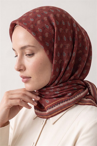 Summer Eşarp | Yakut Bordo