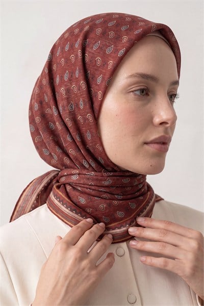 Summer Eşarp | Yakut Bordo