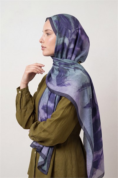 Summer Şal | Ay Mavisi