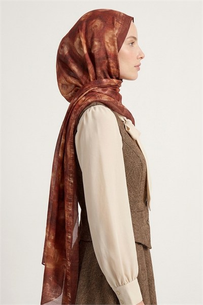 Summer Şal | Dumanlı Bordo