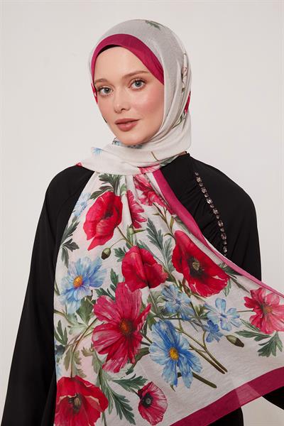 Summer Şal | Fuşya Düşü