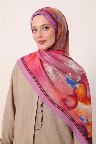 Summer Şal | Gece Eflatunu