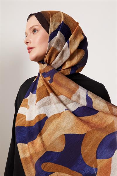 Summer Şal | Kobalt Mavi