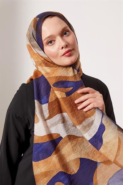 Summer Şal | Kobalt Mavi