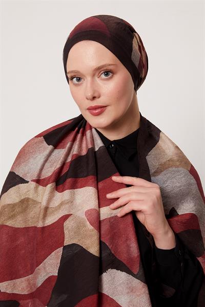 Summer Şal | Koyu Kahverengi