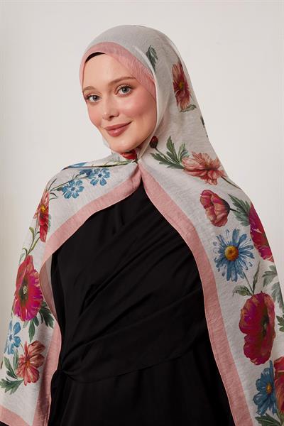 Summer Şal | Mercan Çiçeği