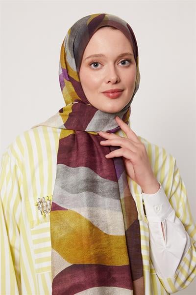 Summer Şal | Mürdüm