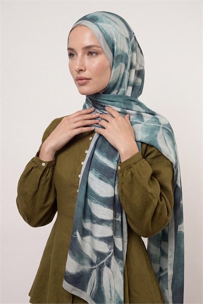 Summer Şal | Nil Yeşili Parıltısı