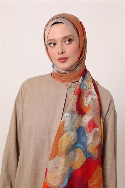 Summer Şal | Somon Pusulası