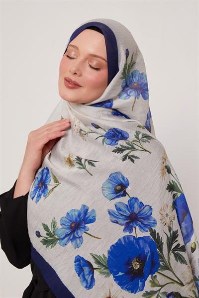 Summer Şal | Yağmur Laciverti