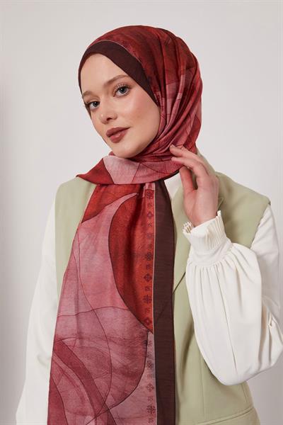 Summer Şal | Yakut Bordo