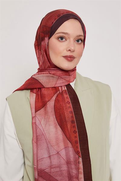 Summer Şal | Yakut Bordo