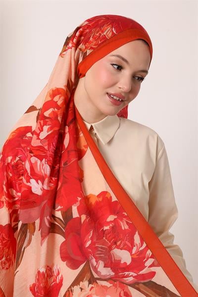 Summer Şal | Yanık Turuncu