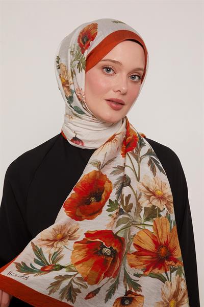 Summer Şal | Yanık Turuncu