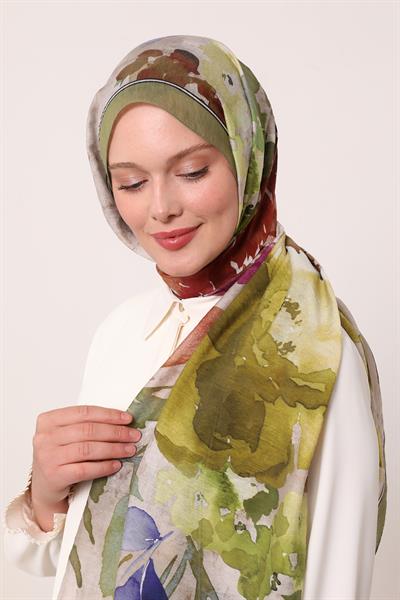 Summer Şal | Zeytin Yeşili