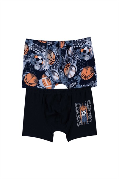 BOYS UNDERWEAR - 2-PACK BOXER SHORTS