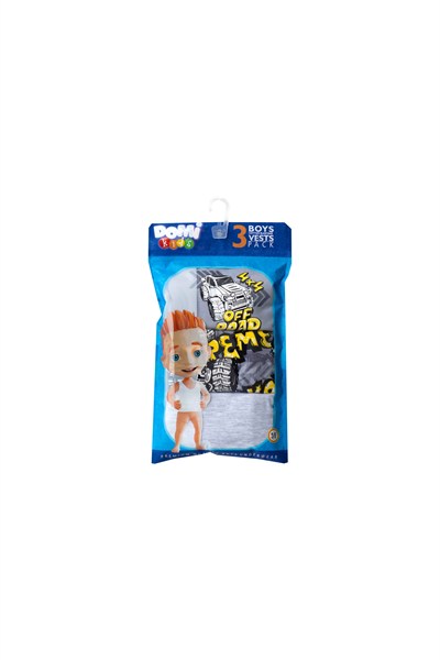 ERKEK ÇOCUK-ÇAMAŞIR - 3LÜ ATLET