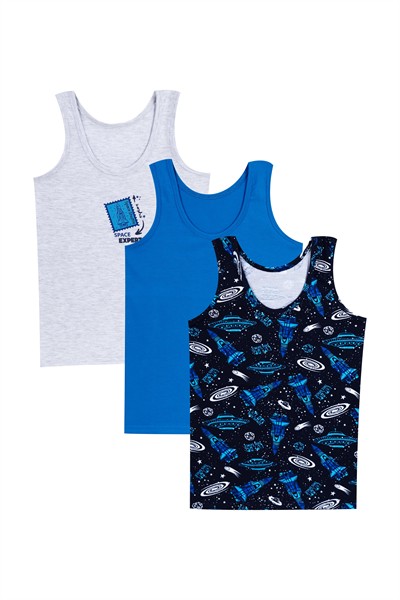 BOYS UNDERWEAR - 3-PACK UNDERSHIRTS