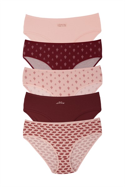WOMENS UNDERWEAR - 5-PACK BATU - WIDE HIPS