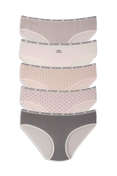 ملابس داخلية نسائية - عبوة من 5 قطع - باتو - مناسبة للأرداف العريضة