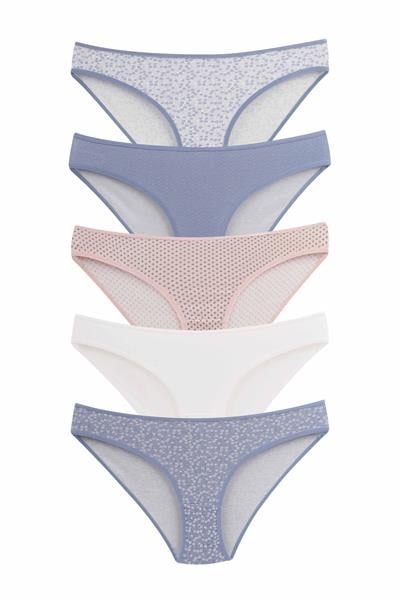 طقم ملابس داخلية نسائية - طقم بيكيني من 5 قطع