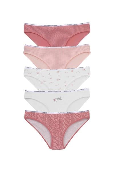 طقم ملابس داخلية نسائية - طقم بيكيني من 5 قطع