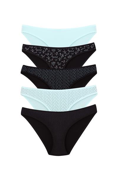 طقم ملابس داخلية نسائية - طقم بيكيني من 5 قطع