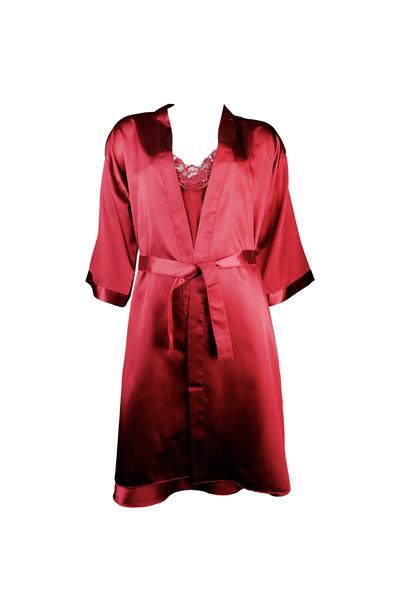 WOMENS SATIN ROBE SET