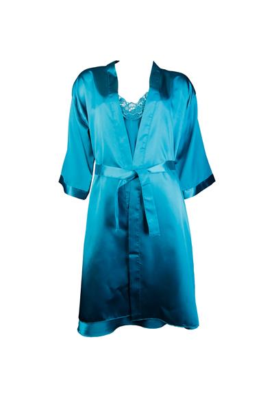 WOMENS SATIN ROBE SET