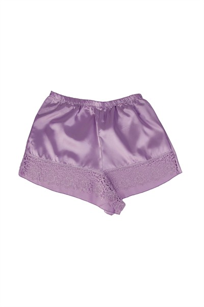 WOMENS SATIN SHORTS SET