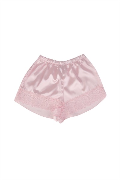 WOMENS SATIN SHORTS SET