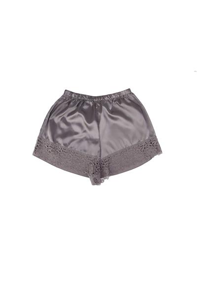 WOMENS SATIN SHORTS SET