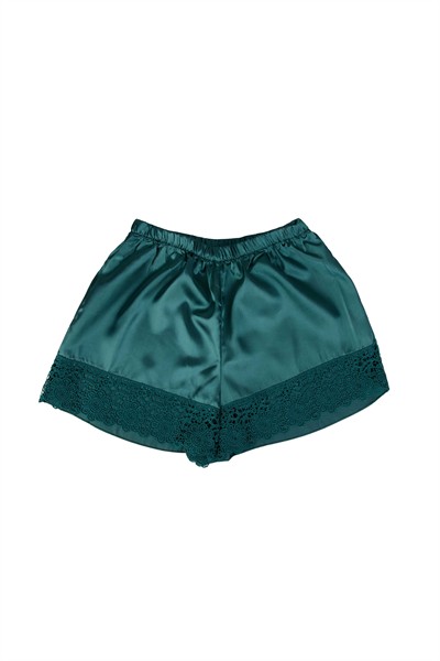 WOMENS SATIN SHORTS SET