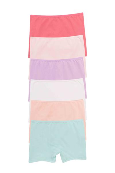 GIRLS UNDERWEAR - 6-PACK BOXER SHORTS