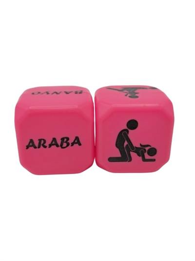 +18 Oyunlar Büyük Renkli Pozizyon Zarı PembeElisium