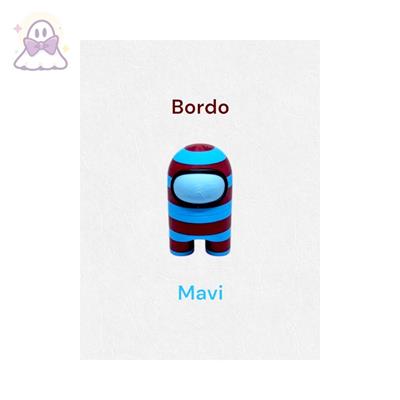 Among Us Bordo Mavi Mıknatıslı