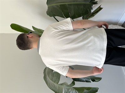 Basic Polo Yaka Beyaz  Tişört 