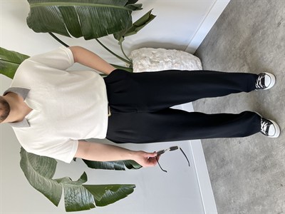 Basic Polo Yaka Beyaz  Tişört 