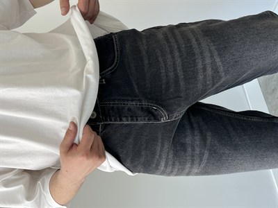 Boyfriend Kot Pantolon  Füme