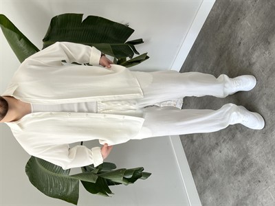 Ekru Premium Modal Oversize Takım
